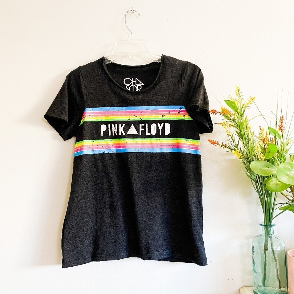 🌻 NEW CHASER PINK FLOYD Graphic Band Tee Top Small